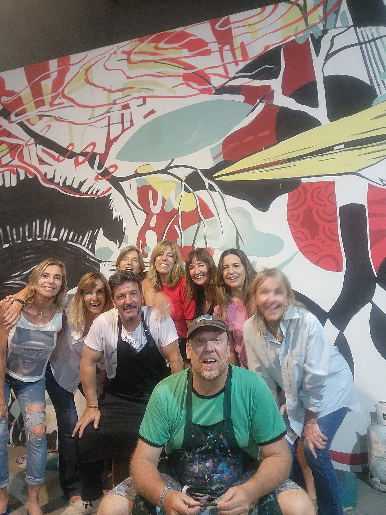 Artistas +40 en el taller
