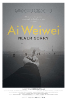 Afiche de Ai Weiwei: Never Sorry